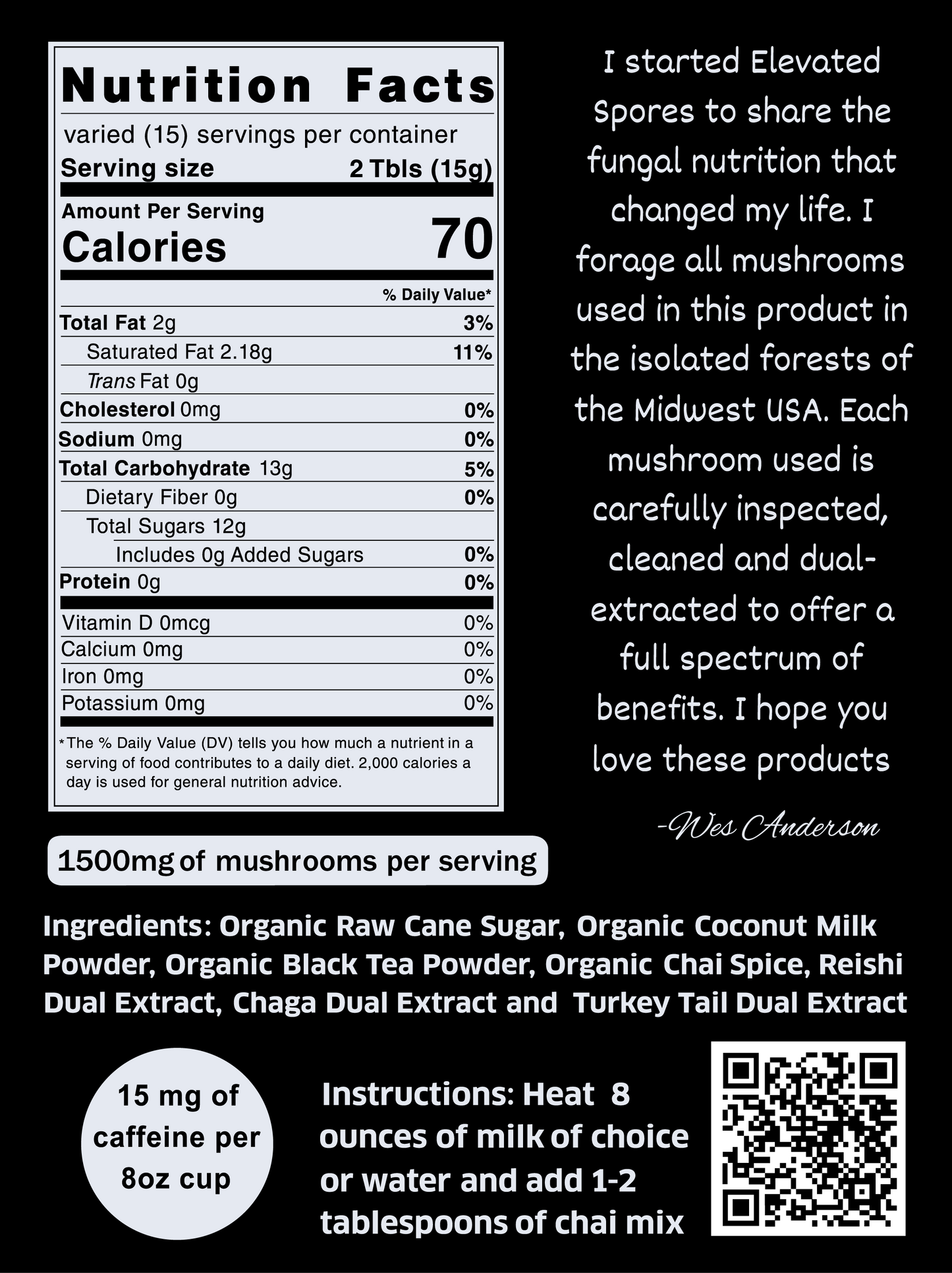 Instant Mushroom Chai
