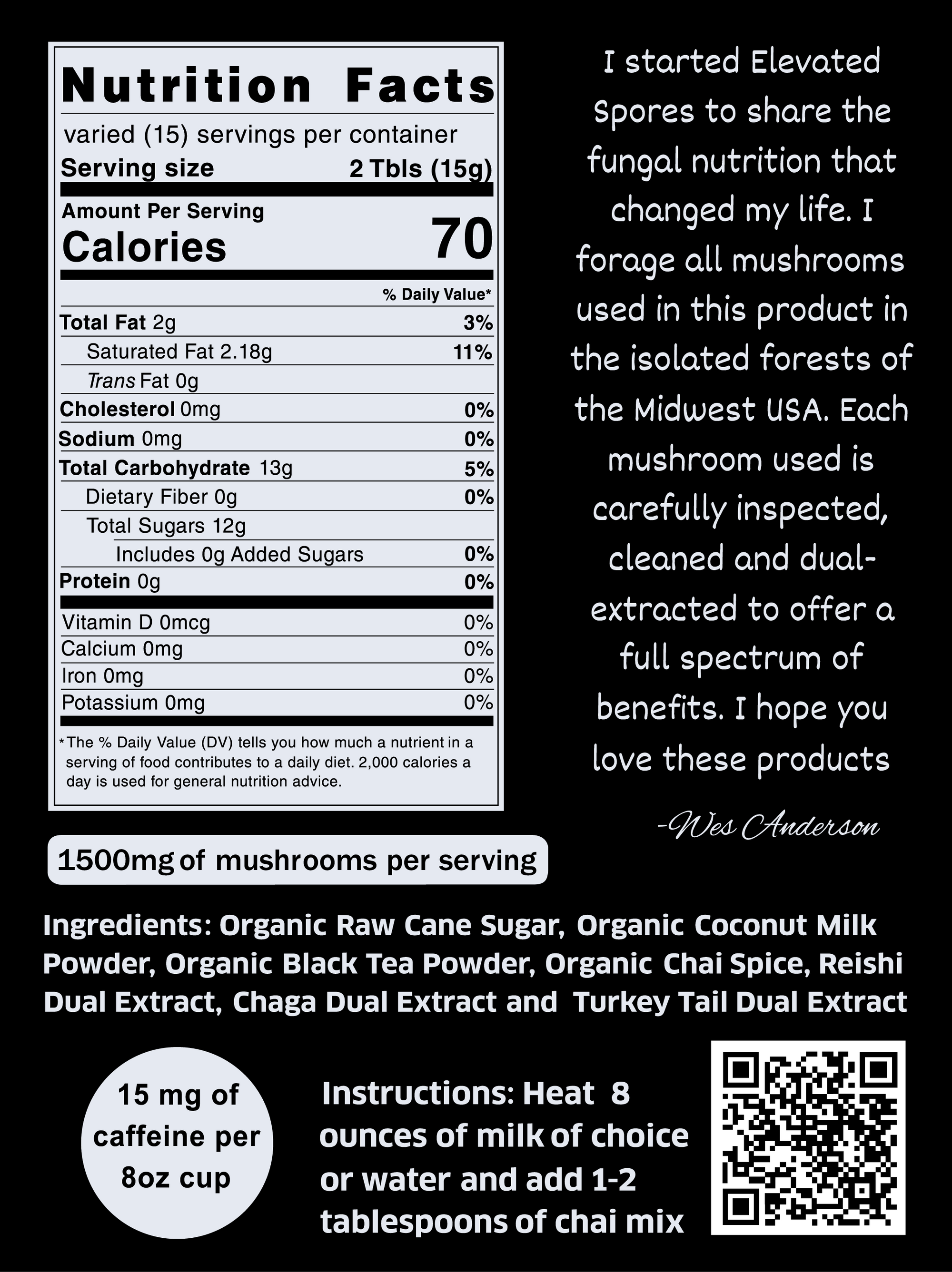 Instant Mushroom Chai