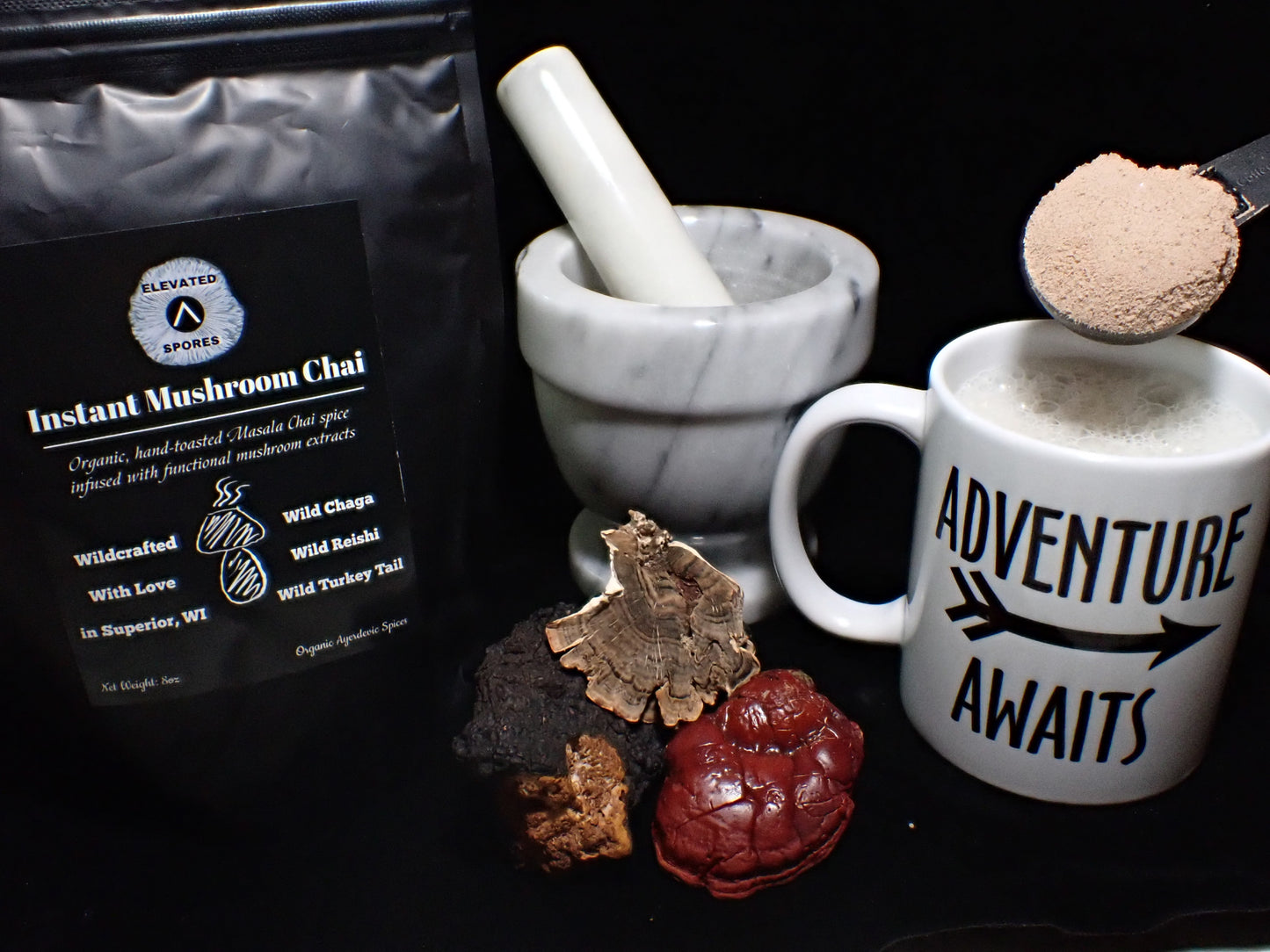 Instant Mushroom Chai