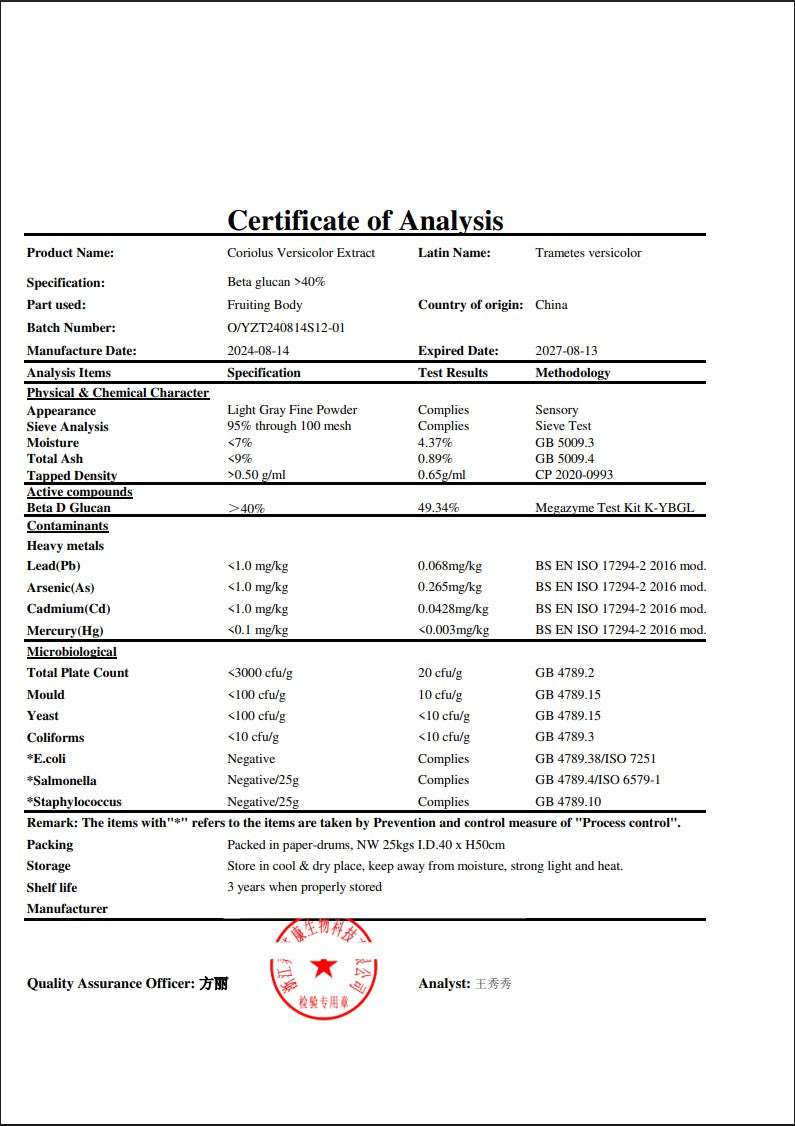 Turkey Tail Extract Powder