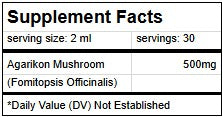 Agarikon Mushroom Tincture (Double Extract)