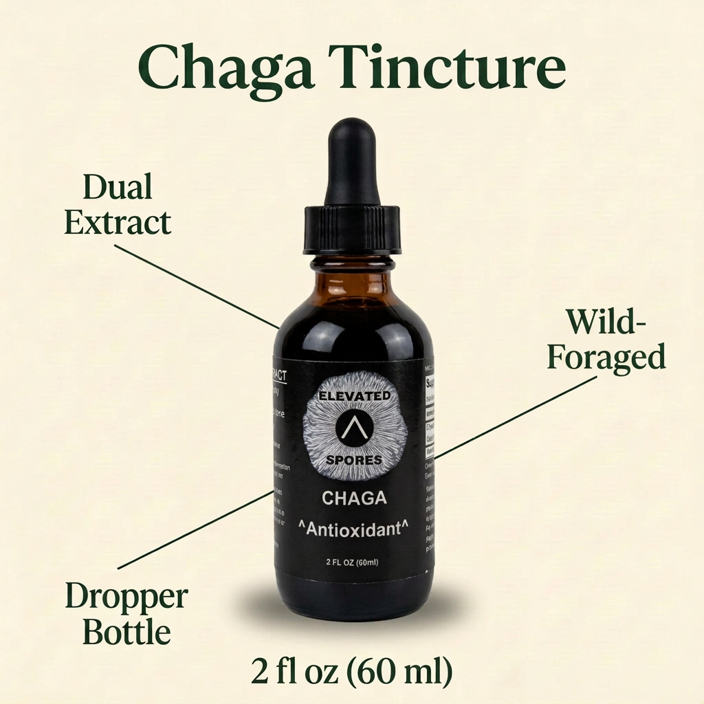 Chaga Tincture Dual Extract