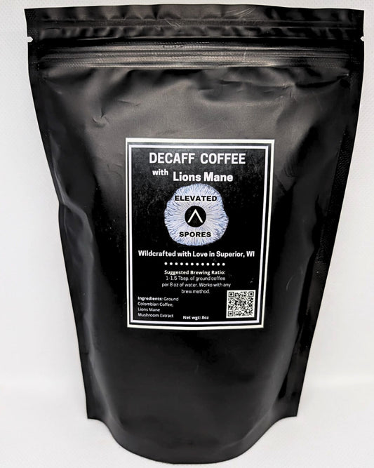Decaff Coffee with Lions Mane