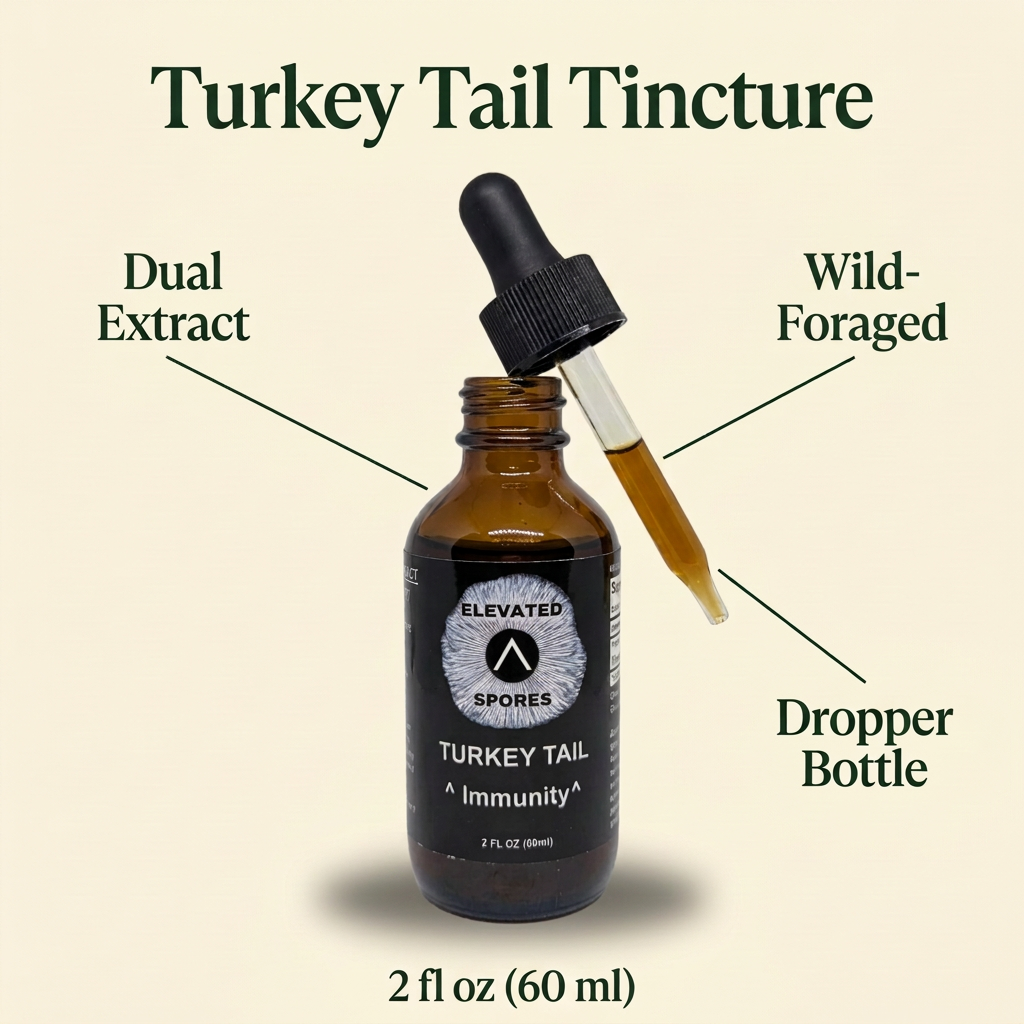 Turkey Tail Tincture Dual Extract